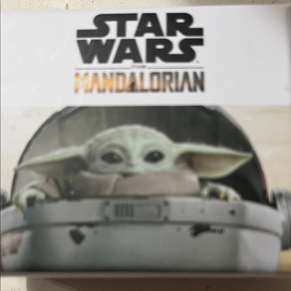 Star Wars Mandalorian Silver and Gold Earrings - Picture 3 of 6